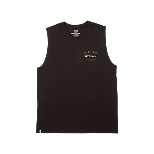 BRUCE SLEEVELESS - Black - Salty Crew Australia