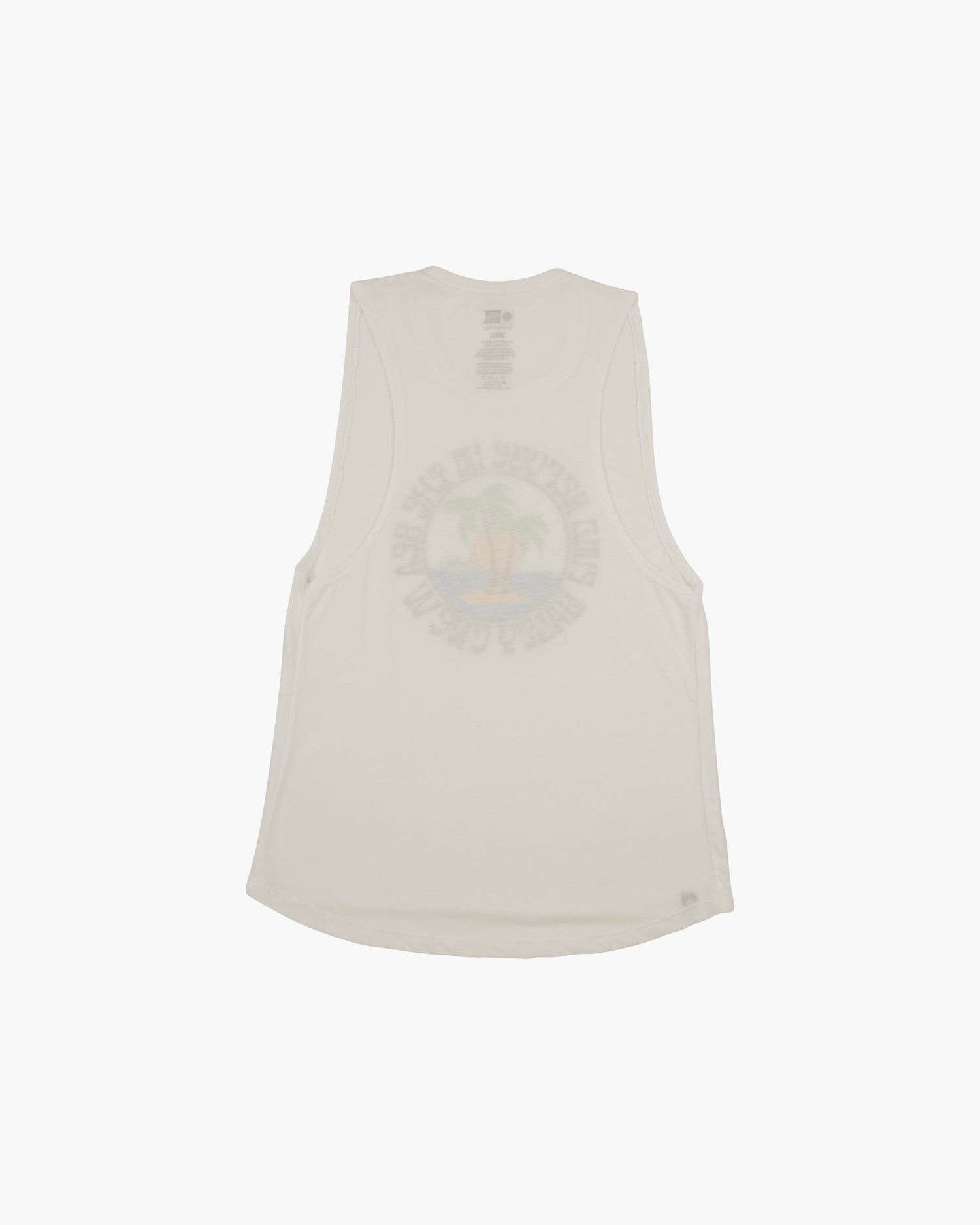 DOS PALMS MUSCLE TANK - White