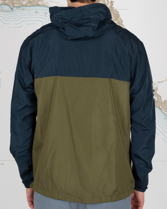 S-Hook Windbreaker - Army/Navy - Salty Crew Australia