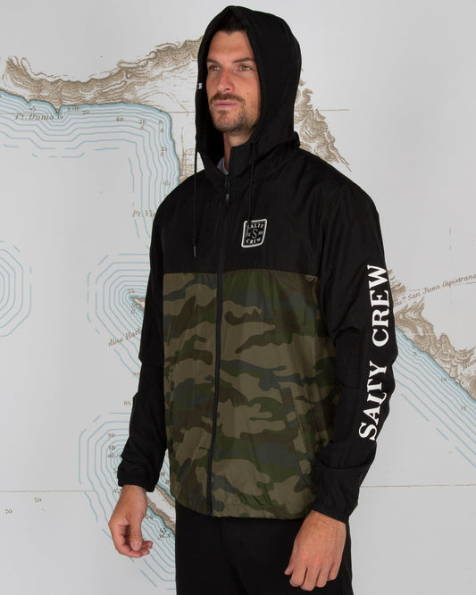 S-Hook Windbreaker - BLACK CAMO