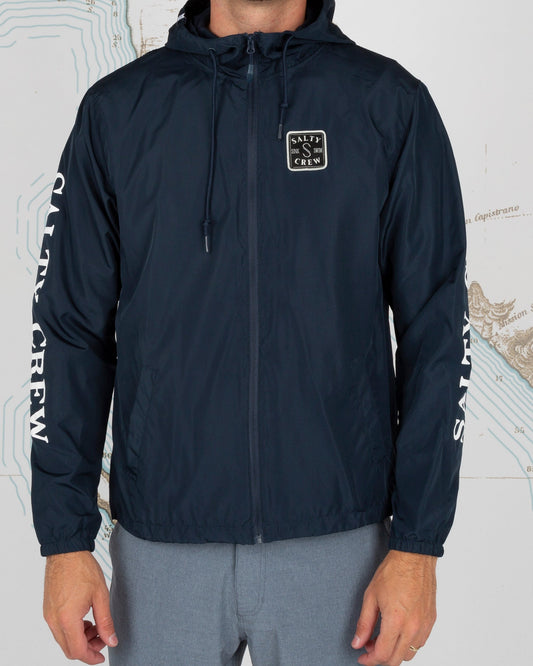 S-Hook Windbreaker - Navy - Salty Crew Australia