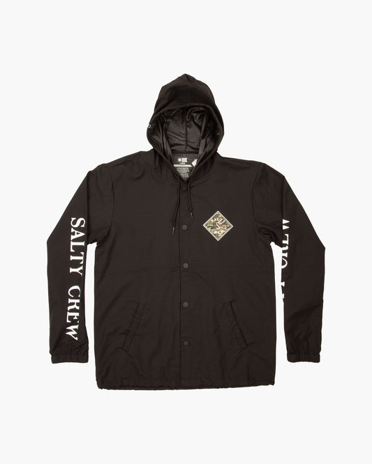 Tippet Decoy Snap Jacket - Black - Salty Crew Australia