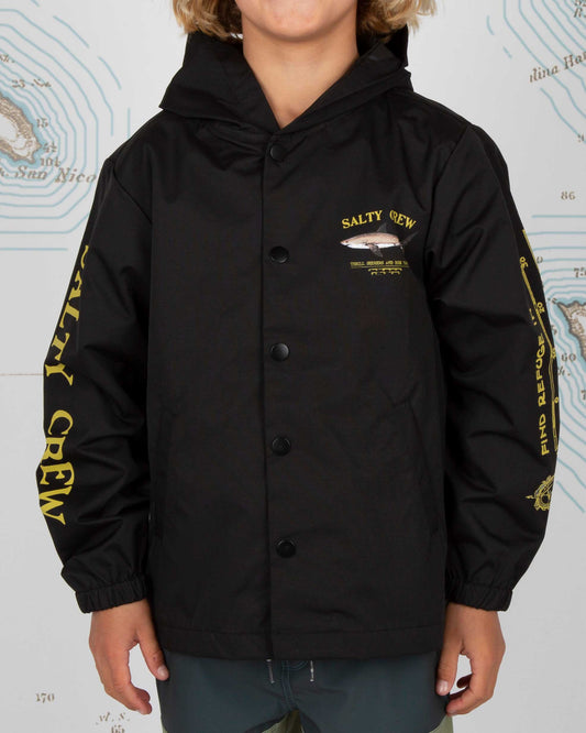 Bruce Boys Snap Jacket - Black