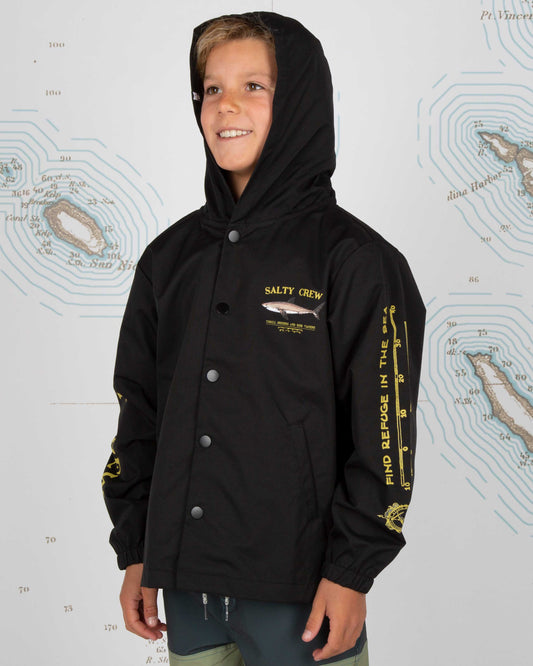 Bruce Boys Snap Jacket - Black