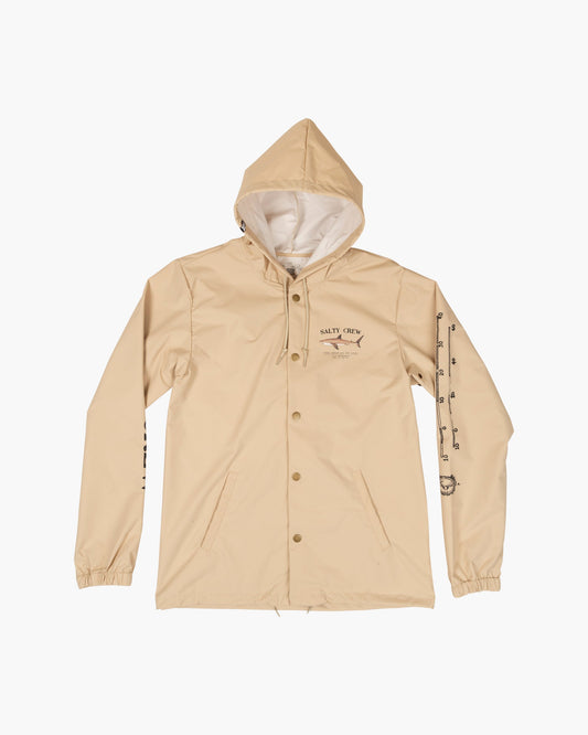 Bruce Snap Jacket - Cream - Salty Crew Australia
