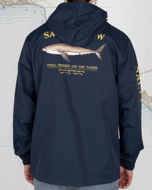 Bruce Snap Jacket - Navy - Salty Crew Australia