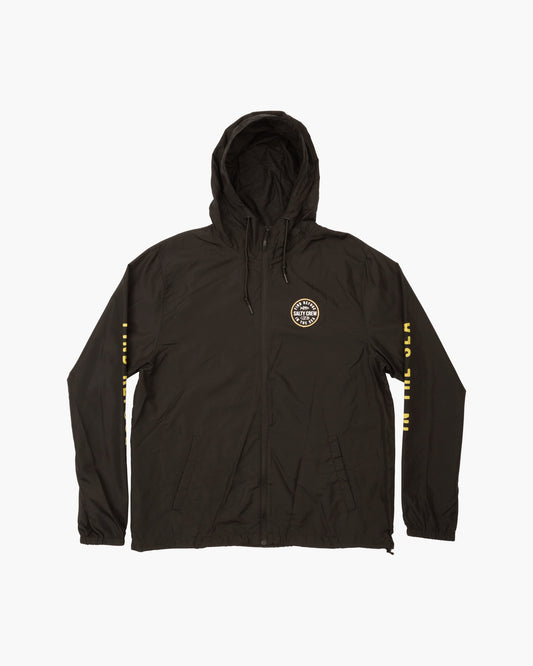 TWIN FIN WINDBREAKER - Black - Salty Crew Australia