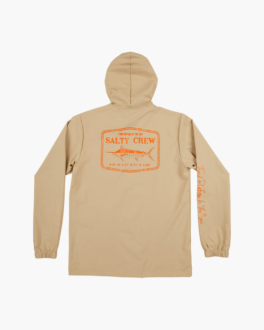 STEALTH SNAP JACKET - Khaki - Salty Crew Australia