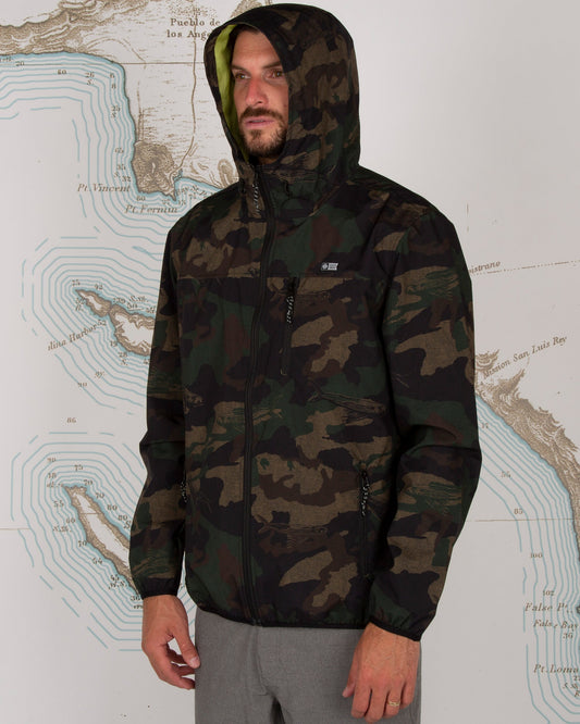 Headwind Packable Jacket - Camo - Salty Crew Australia