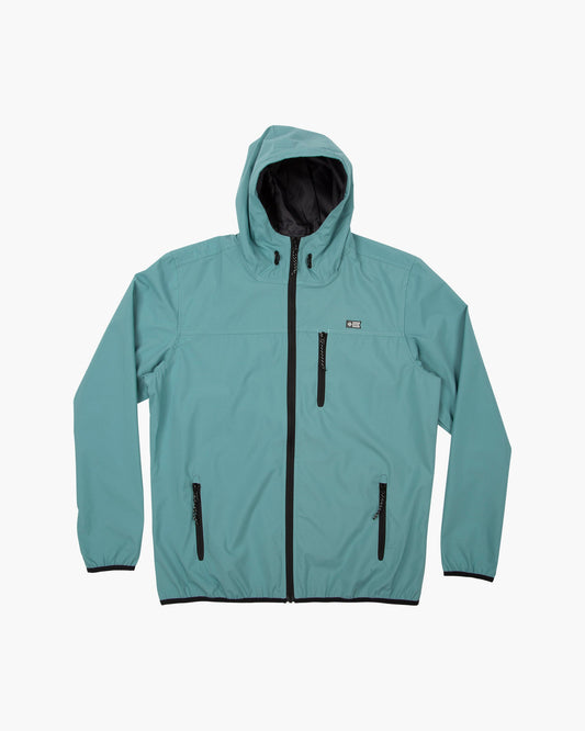 HEADWIND PACKABLE JACKET - Dark Aqua - Salty Crew Australia