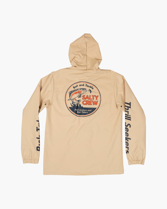 FLY GUY SNAP JACKET - Cream - Salty Crew Australia