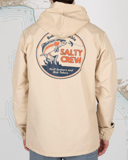 FLY GUY SNAP JACKET - Cream - Salty Crew Australia