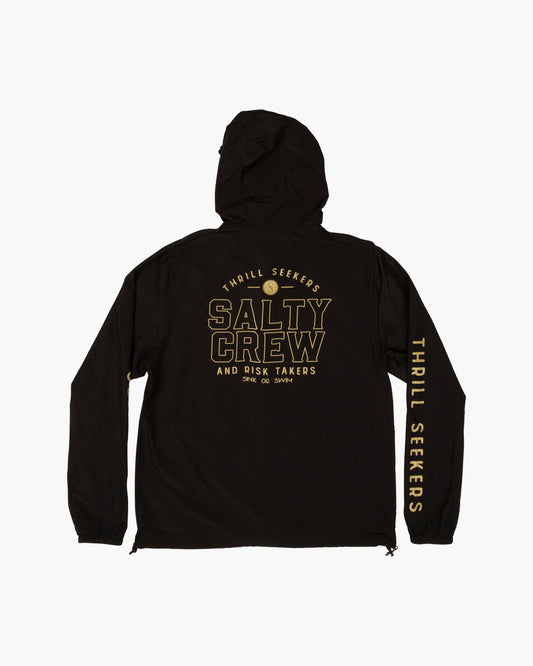 SPINNER WINDBREAKER JACKET - Black - Salty Crew Australia