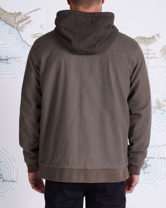 FRAMEWORK HOODED JACKET - Dusty Olive