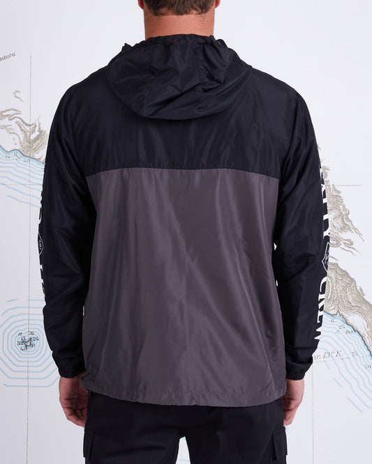 TIPPET WINDBREAKER - Black/Graphite - Salty Crew Australia
