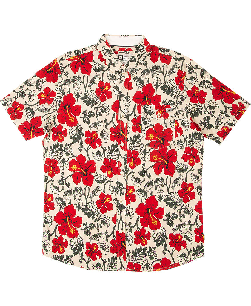 Hooked Floral S/S Woven Wovens - Salty Crew Australia