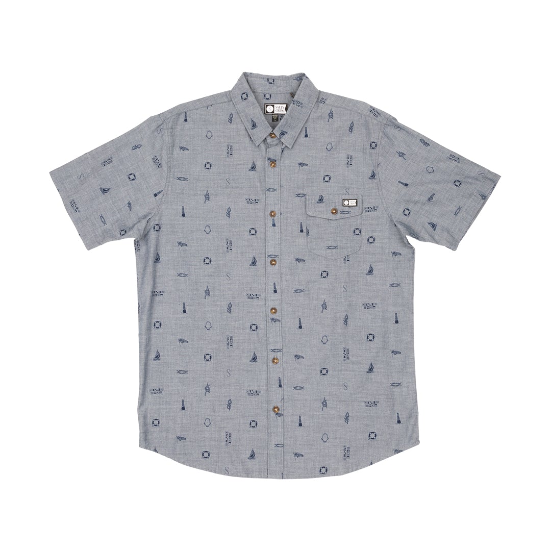 Bowline S/S Woven - Navy