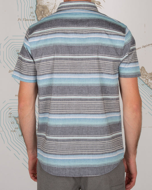 MAINLAND S/S WOVEN - Black - Salty Crew Australia
