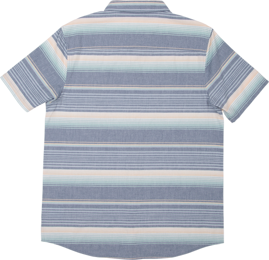 MAINLAND S/S WOVEN - Navy - Salty Crew Australia