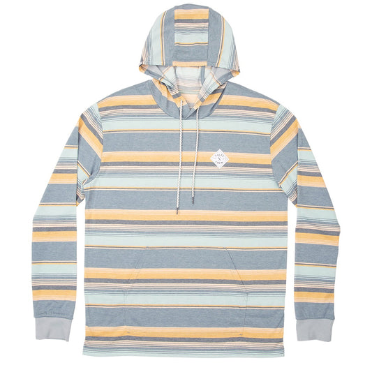 MAINLAND HOOD KNIT - Blue - Salty Crew Australia