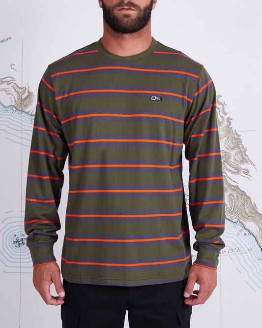 CRUISER L/S KNIT - Military - Salty Crew Australia