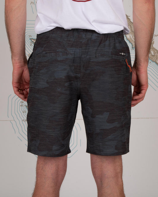 DRIFTER 2 HYBRID ELASTIC - BLACK CAMO - Salty Crew Australia