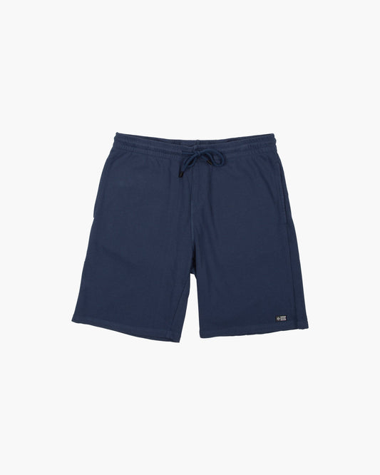 RESIN PIGMENT SWEATSHORT - Denim