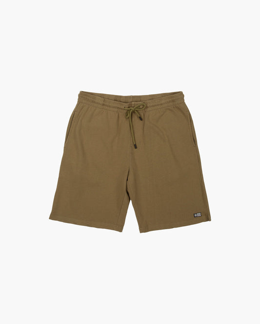 RESIN PIGMENT SWEATSHORT - Dusty Olive