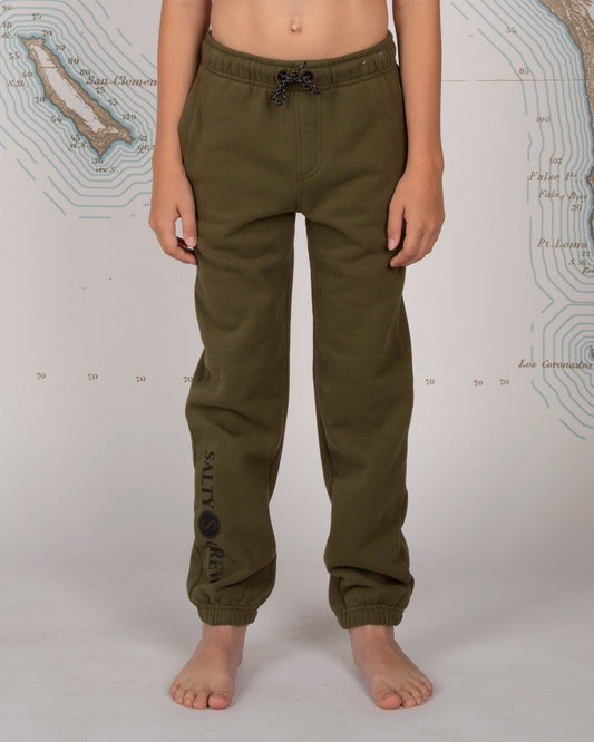 Slow Roll Boys Sweatpant - Military
