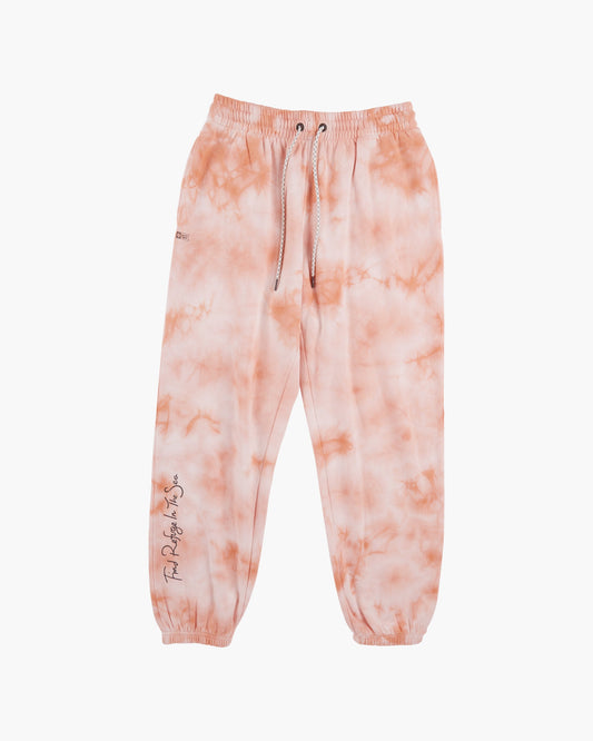 ALPHA SWEATPANT - Peach Tie Dye - Salty Crew Australia