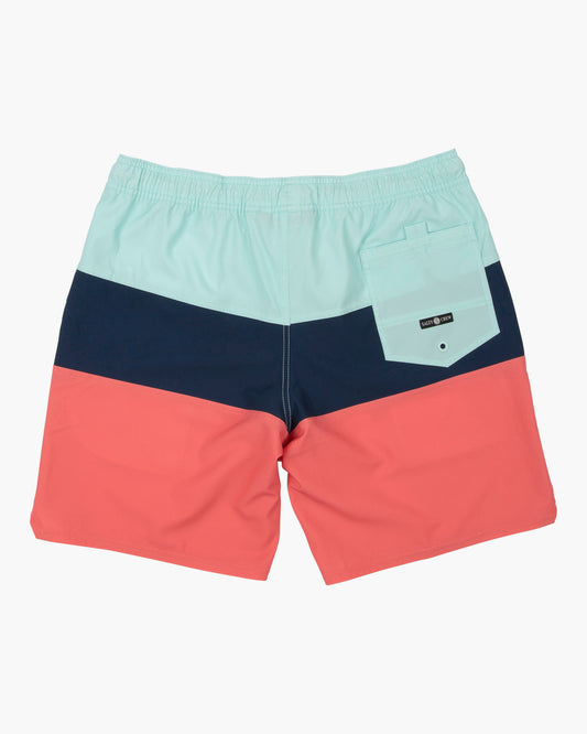 Beacons Elastic Boardshort - Neo Coral