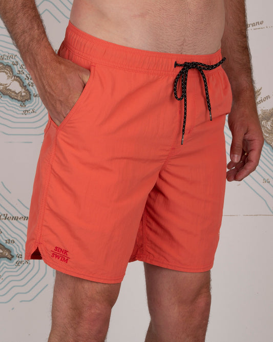 QUIVER ELASTIC BOARDSHORT - Neo Coral - Salty Crew Australia