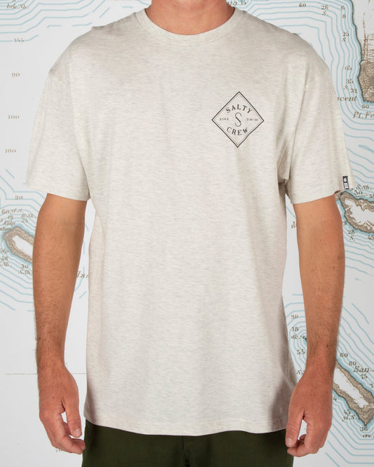 Tippet S/S T-Shirt - Oatmeal - Salty Crew Australia