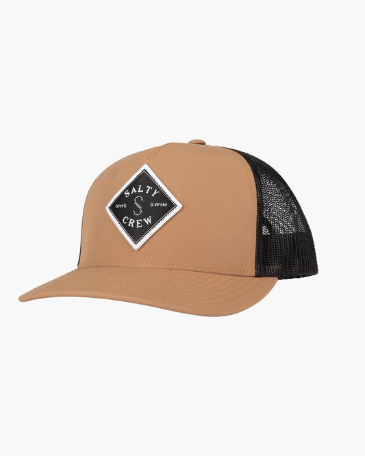 Sea Line Retro Trucker - TOBACCO/BLACK - Salty Crew Australia