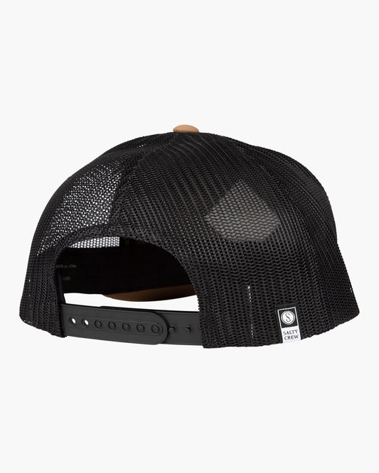Sea Line Retro Trucker - TOBACCO/BLACK - Salty Crew Australia