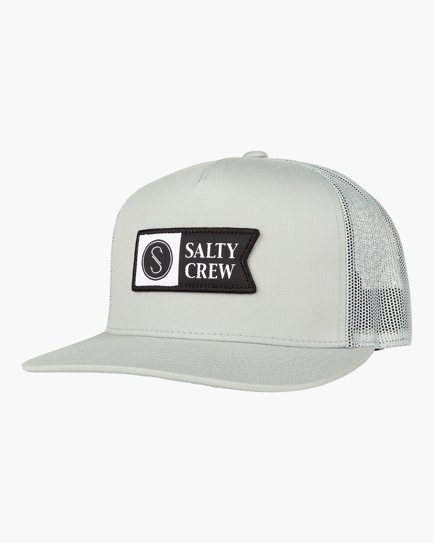 Alpha Twill Trucker - Light Grey