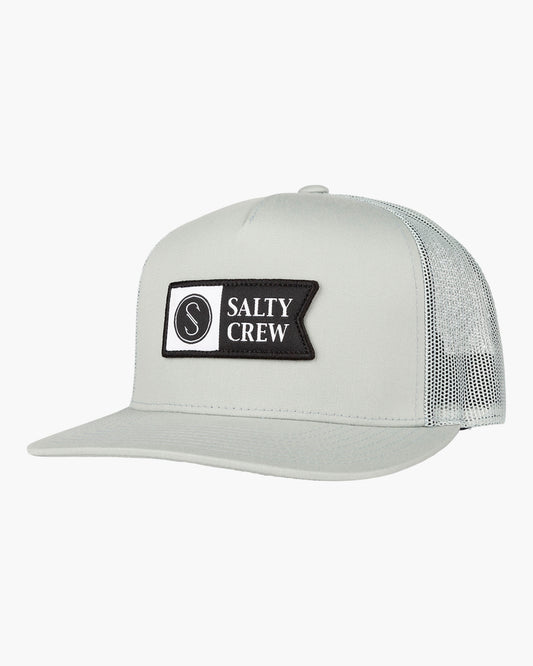 Alpha Twill Trucker - Light Grey
