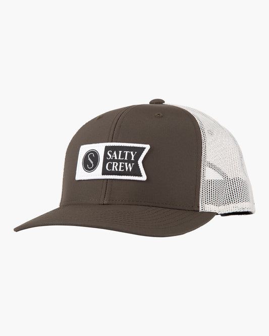 PINNACLE 2 RETRO TRUCKER - MILITARY/SILVER - Salty Crew Australia