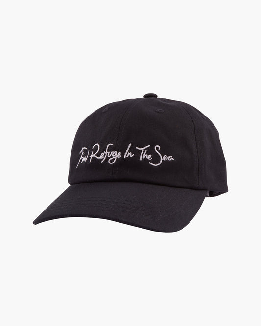 REFUGE DAD HAT - Faded Black - Salty Crew Australia
