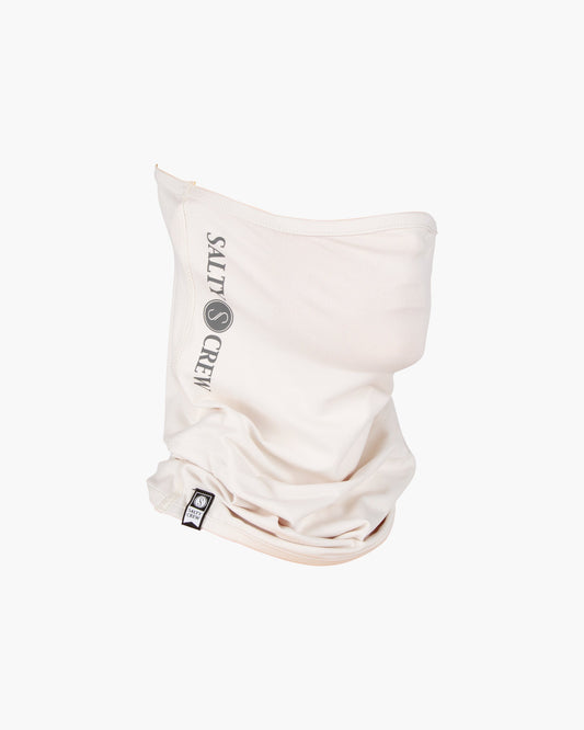 RAILED FACE GAITER - White