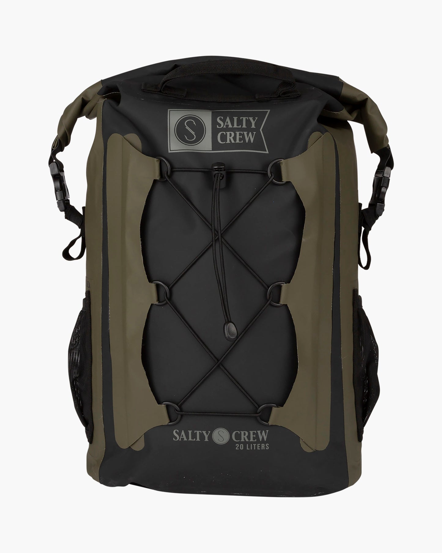 VOYAGER ROLL TOP BACKPACK - Black/Military