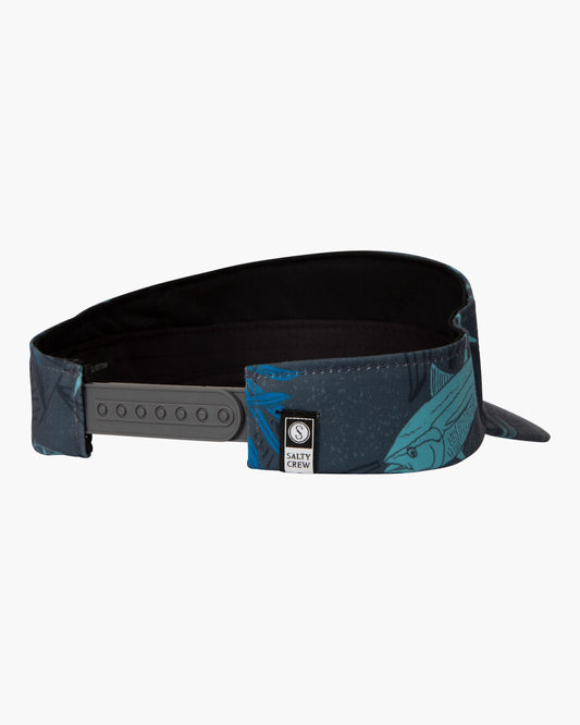 ALPHA FLAG VISOR - Charcoal - Salty Crew Australia