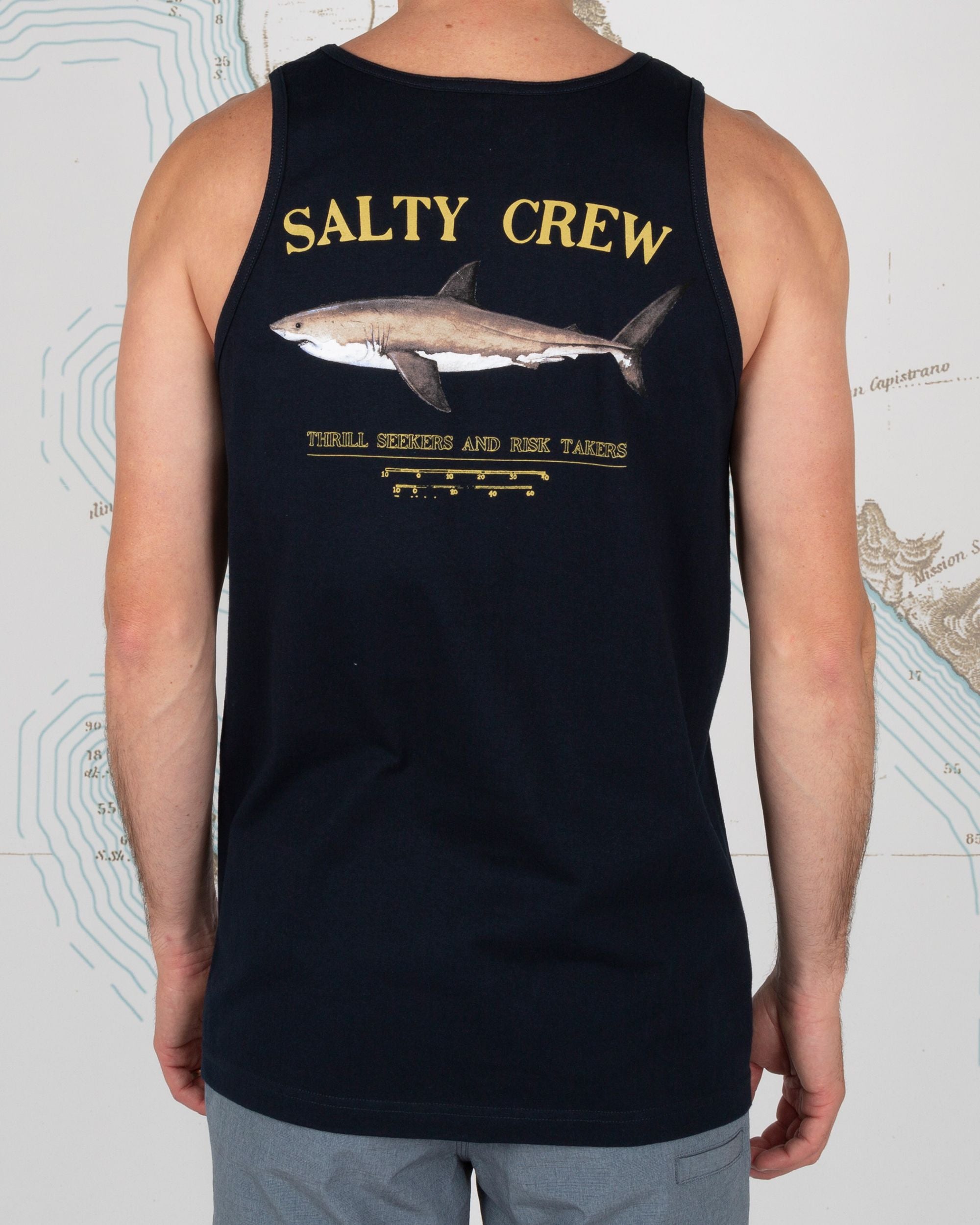Bruce Tank - Navy | Salty Crew Australia