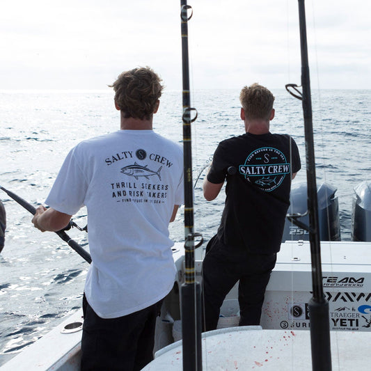 DEEP SEA PREMIUM S/S TEE - Black - Salty Crew Australia