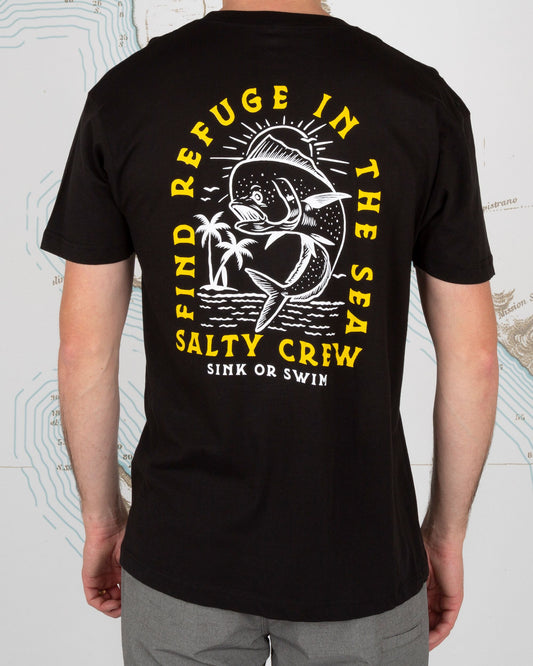 DANCIN DODO PREMIUM S/S TEE - Black - Salty Crew Australia