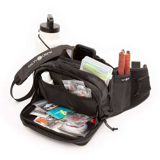 Rocks n Docks Hip Pack - Black - Salty Crew Australia
