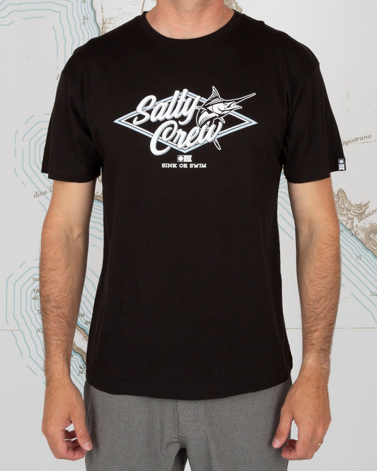 BILLARDS PREMIUM S/S TEE - Black - Salty Crew Australia