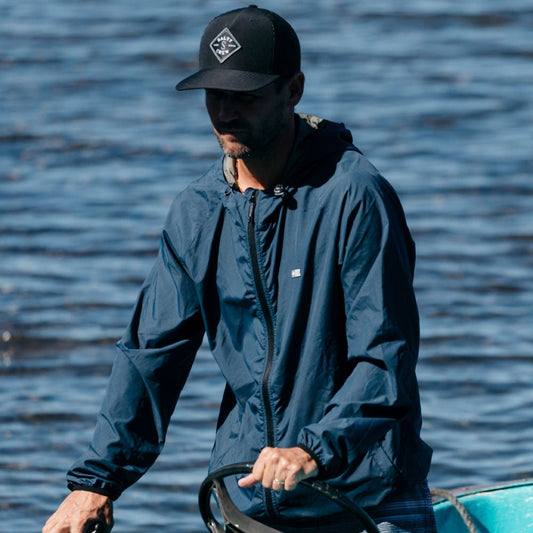 Seawall Packable Jacket - Navy