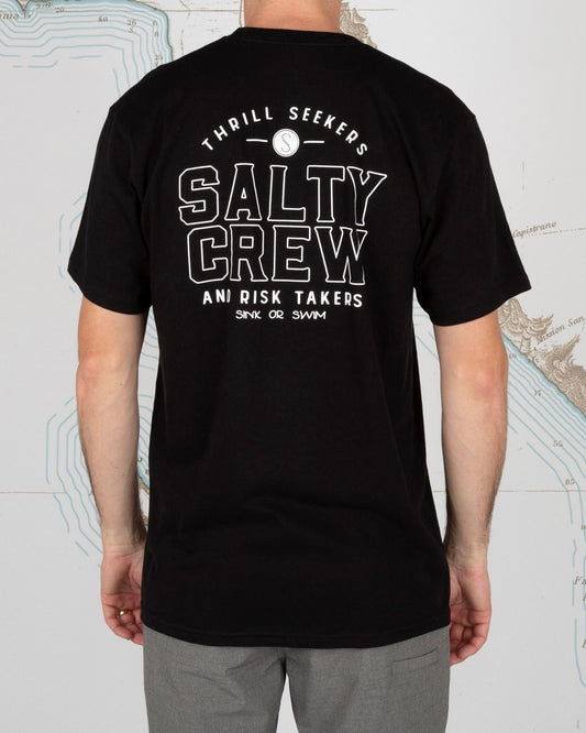 SPINNER STANDARD S/S TEE - Black - Salty Crew Australia