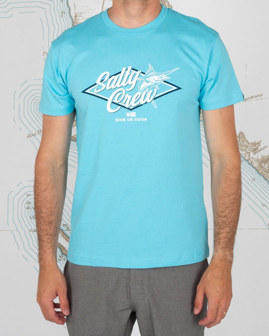 BILLARDS PREMIUM S/S TEE - Pacific Blue - Salty Crew Australia
